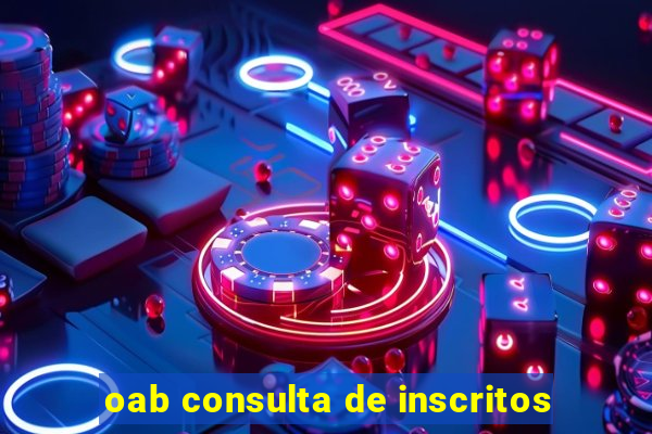 oab consulta de inscritos