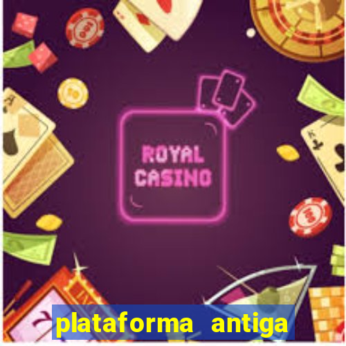 plataforma antiga de jogos