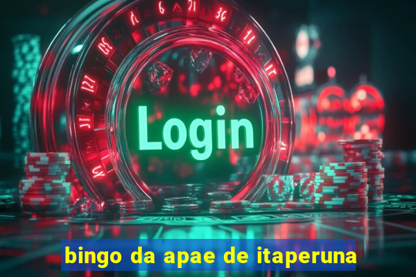 bingo da apae de itaperuna