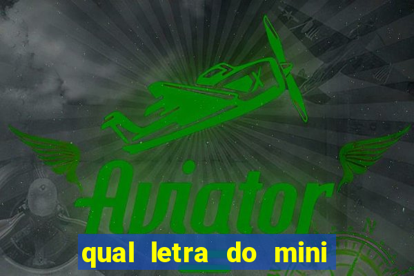 qual letra do mini dolar hoje