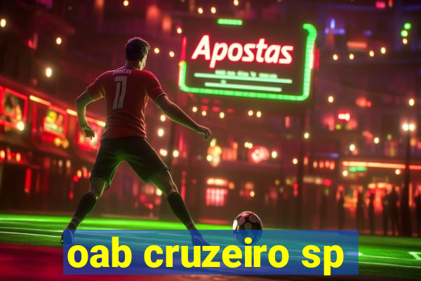 oab cruzeiro sp