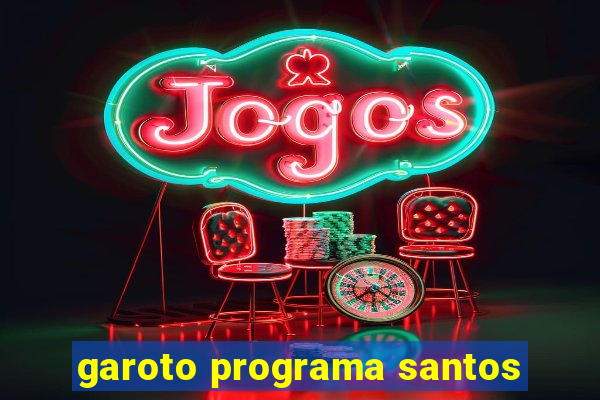 garoto programa santos