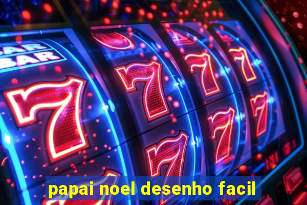 papai noel desenho facil