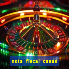 nota fiscal casas bahia 2 via