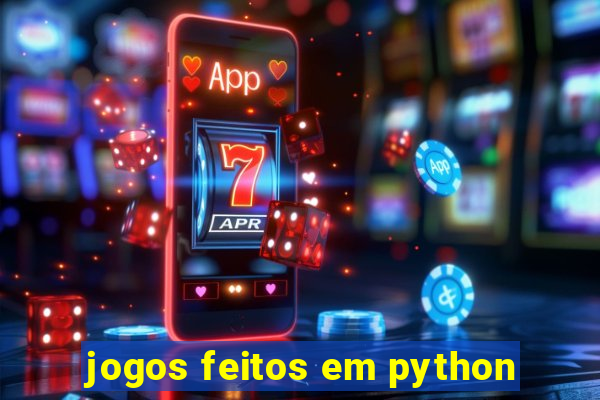 jogos feitos em python