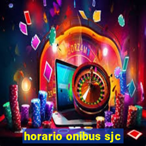 horario onibus sjc