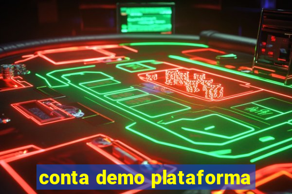 conta demo plataforma