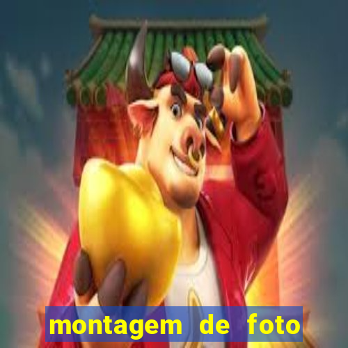 montagem de foto com simbolo do flamengo