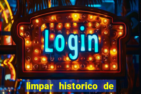 limpar historico de apostas bet365