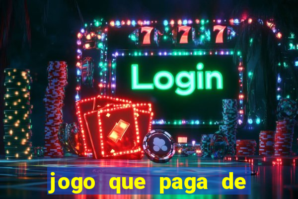 jogo que paga de verdade no pix