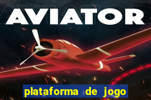 plataforma de jogo nova pagando