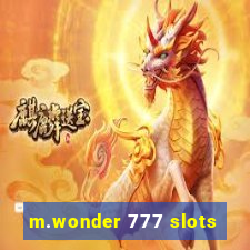 m.wonder 777 slots