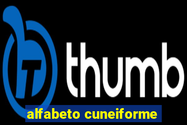 alfabeto cuneiforme