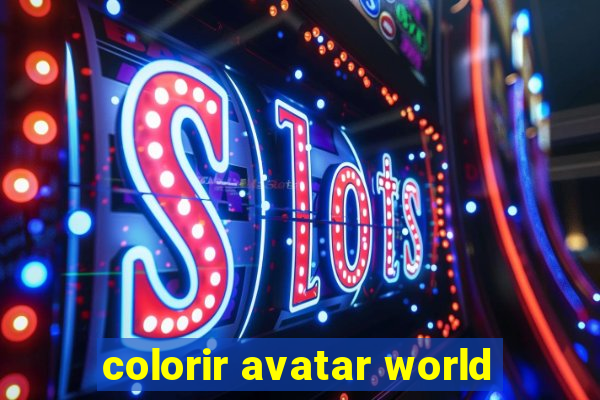 colorir avatar world